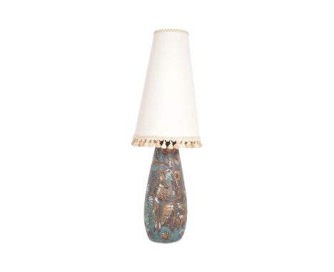 Believed Marian Zawadsky - Tilgman - A retro vintage mid 20th century Swedish Scandinavian design studio art potter lamp base