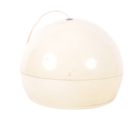 Studio Tetrarch for Artemide - A retro mid 20th Century 1960s Italian designer ceiling light lamp fixture pendant of cream pl