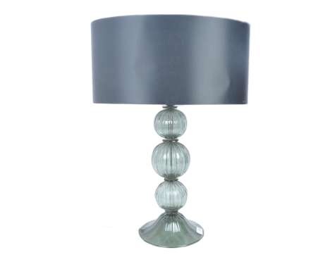 Villaverde London - Jewel Range - A contemporary designer table / desk lamp light having graphite oval shade raised upon 3 la