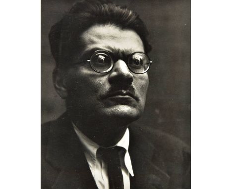 *Weston (Edward Henry, 1886-1958). Portrait of the Mexican painter Jose Clemente Orozco, 1930,  gelatin silver press print, p