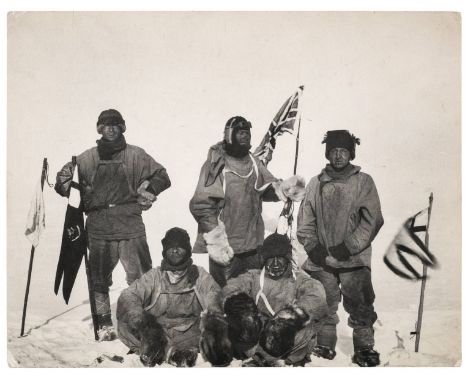 *Ponting (Herbert George, 1871-1935). British Antarctic Expedition 1910-13,  a group of five gelatin silver print photographs