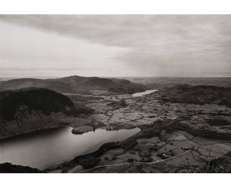 *Davies (John, born 1949). Grasmoor towards Isle of Man, 1980,  vintage gelatin silver print, captioned, signed and dated in 