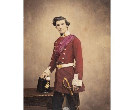 Military & India. An incomplete photograph album, possibly compiled by Benjamin Proctor Simpson Rooke, 7th Company, 109th Rif