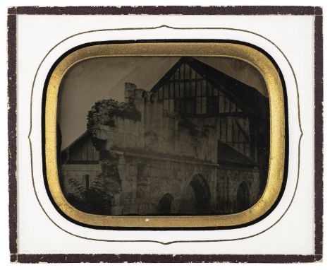 *Cased Images. A group of eight cased images, circa 1850s and later,  including one-sixth and one-ninth plate daguerreotypes 