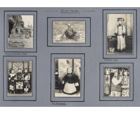 India, Burma, Straits, China. An album containing approximately 540 gelatin silver bromide prints by Godfrey Dickson Tanner, 