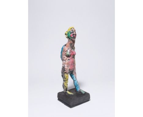 Markus Lüpertz (Reichenberg/Böhmen 1941 – lebt in Berlin, Karlsruhe, Düsseldorf und Florenz). Felicitas. 2016Bronze, handkolo