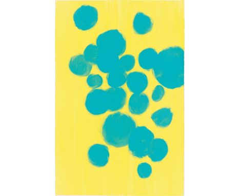 Katharina Grosse (Freiburg 1961 – lebt in Berlin). Ohne Titel. 2005Acryl auf Velin.  101,3 × 67&nbsp;cm (39&nbsp;⅞ × 26&nbsp;
