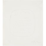 Lucio Fontana. „Concetto Spaziale“, aus „Edition Original 1“. 1962–64