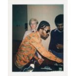Andy Warhol. Self with Stevie Wonder. 1972
