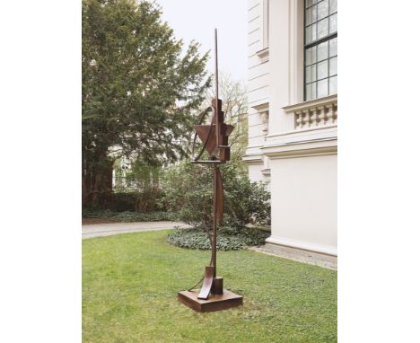 Fletcher Benton (Jackson/Ohio 1931 – 2019 San Francisco). Steel Watercolor Triangle Ring. 1993Stahl. 350 × 68 × 56&nbsp;cm (1