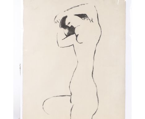 Francisco Bores, lithograph on wove paper, nude, signed in pencil, no. 34/200, sheet size 22" x 15", unframedSlight paper dis