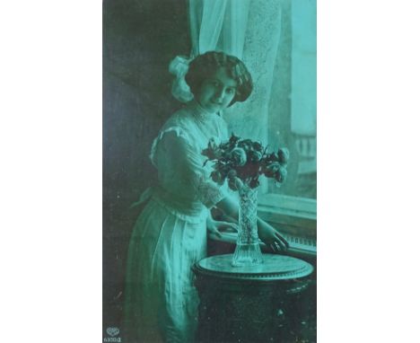 Peter Blake, lithograph with silk screen glaze, postcard series 3, 2005, signed in pencil, no. 3/95, image 17" x 11", framed,