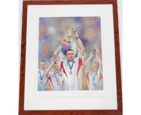 After Sherree Valentine Daines. Destiny, Rugby World Cup, signed limited edition print no. 173/500, signed by the artist and 