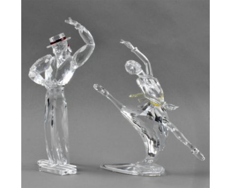 Two Swarovski Crystal Magic of Dance collection pieces ‘Antonio-2003’ and ‘Anna-2004’, both in boxes with SCS certificates of