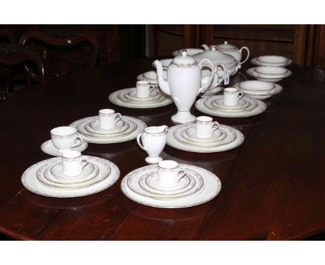 Forty two piece Wedgwood 'Colchester' fine bone china table service (six place setting).