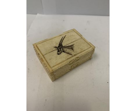 A BONE STYLE TRINKET BOX 