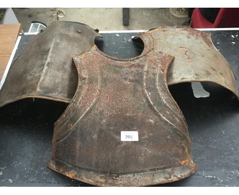 THREE BREAST PLATES 