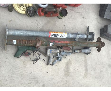 TWO ACRO PROPS AND VARIOUS AIR TOOLS ETC 