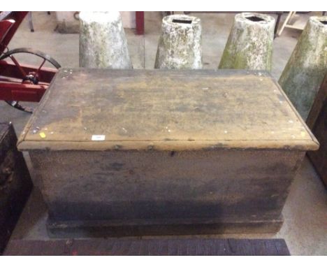 An Antique pine trunk