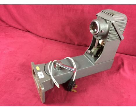 An industrial bench lamp