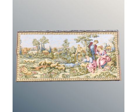 A French tapestry, 100cm by 50cm