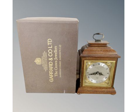 A Garrard & Company Limited carriage clock, in original box 