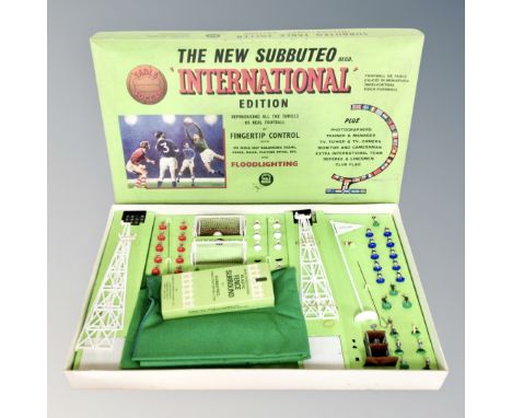 A Subbuteo table soccer International Edition, boxed 