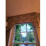 2 x Window Upholstered box pelmets 120 x 70cm