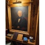 Portrait of a gentlemen manner of Sir Joshua Reynolds 1723-1792, giclee framed d 86 x 106cm