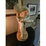 Sculpture Boy with Thorn, also called Fedele (Fedelino) or Spinario, is a Greco-Roman Hellenistic