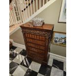 Napoleon III style French Secretaire Chest of Drawers Mahogany with Rosewood Inlaid marquetry