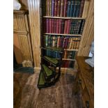 Regency style Library Steps Half spiral design Spiral Ladder Mahogany 4 treads 80cm tall to top step