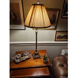 3 x wrought metal decorative table lamps with shade 85cm