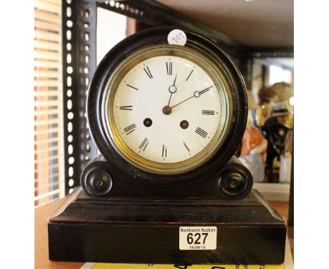 Mahogany chiming mantel clock 
