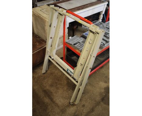 A Makita folding work bench 