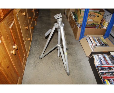 A camera tripod