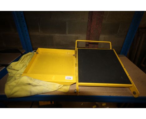 A Zarges step ladder platform
