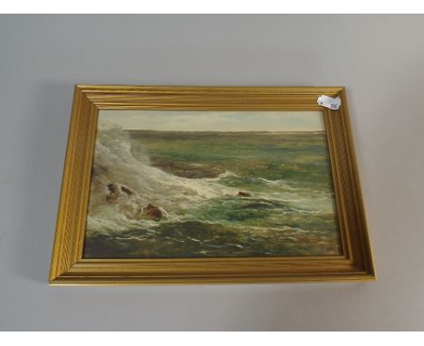 A Framed Oil on Board Depicting Seascape, Signed Ellen Veron 