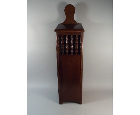 A French Oak Bread Stick Box, 90cm high 