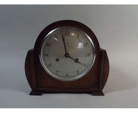 An Oak Enfield Mantle Clock 