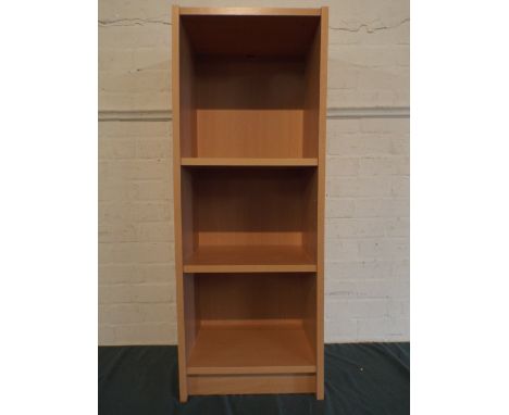 A Modern Two Shelf Book Case, 40cm Wide and 107cm High 
