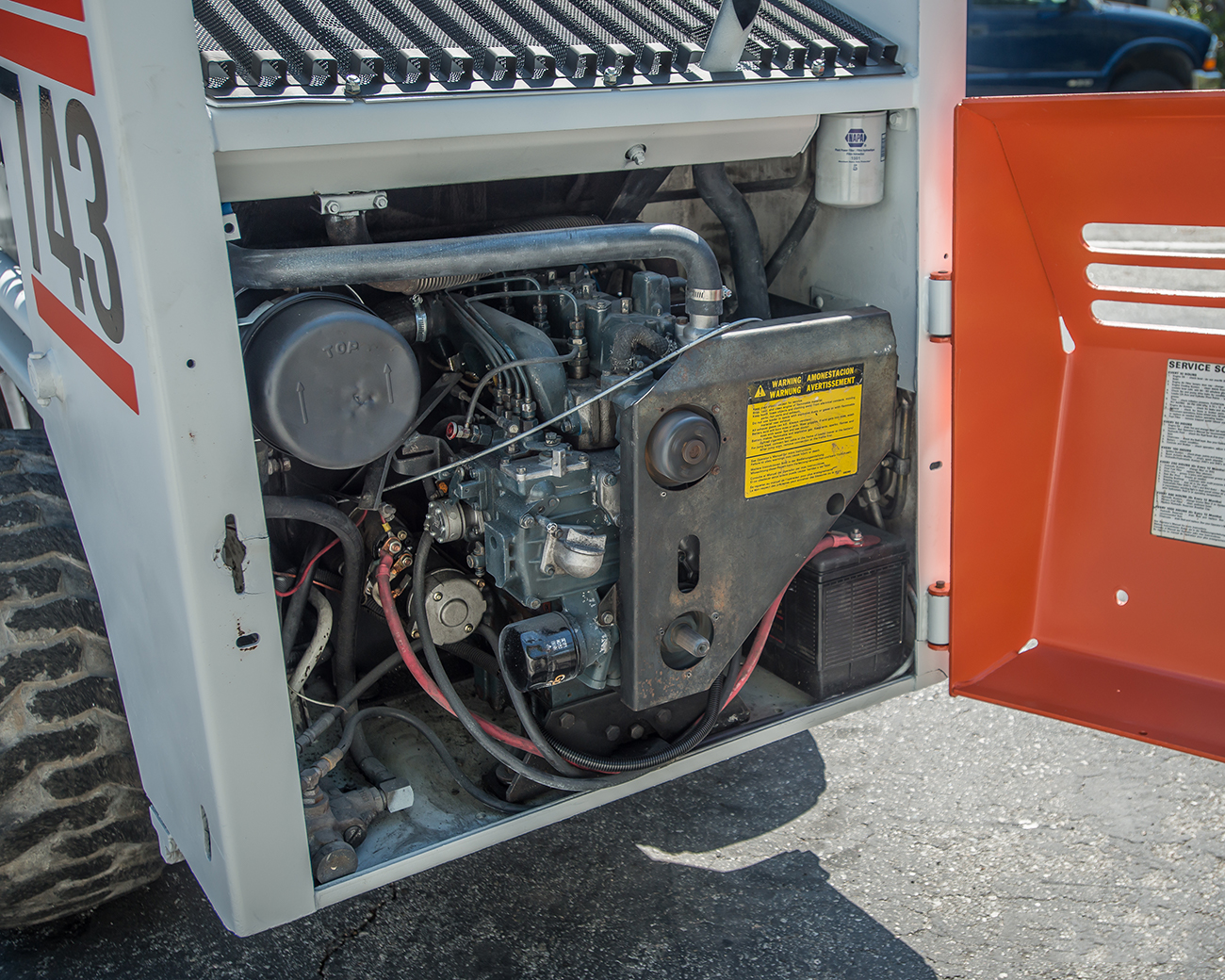 Bobcat 743 Tractor Diesel Kubota Engine Skid Steer (skidsteer)