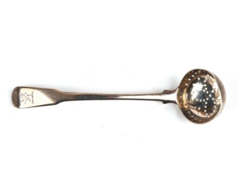 George III silver sifter ladle, London, 1800