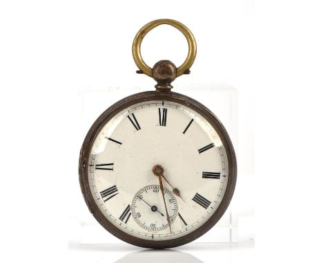 Silver pocket watch, London, 1870Condition Report:  Please note that the movements have not been tested for the accuracy of t