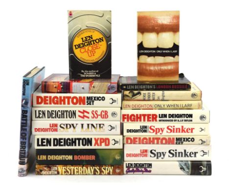 DEIGHTON, (Len), Spy Hook, first edition, Hutchinson Ltd, London, 1988, together with Funeral in Berlin, 1964, the Ipcress Fi