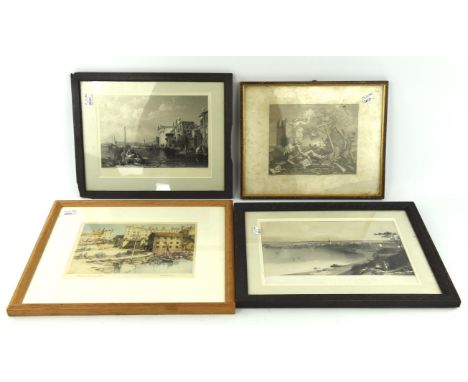 A large quantity of assorted prints and engravings, subjects to include botanical, shells, fish, architectural, figurative an