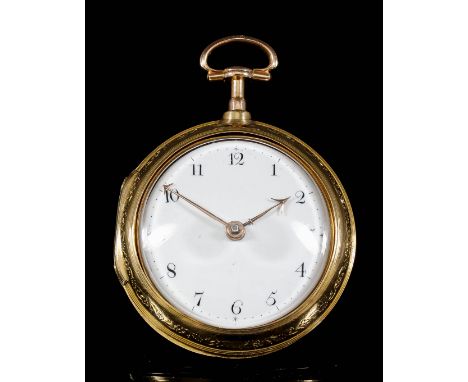 The Gordon Shaw Collection of Pocket Watches A George III 18ct gold pair cased verge pocket watch by Thomas &amp; William Rad