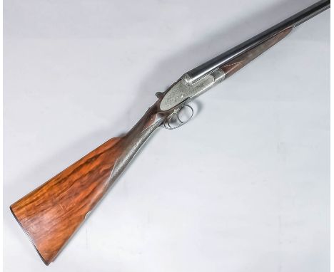 A good 12 bore side by side shotgun by Holland &amp; Holland, New Bond Street, London, Serial No. 25581 (dating to 1907), "Ro