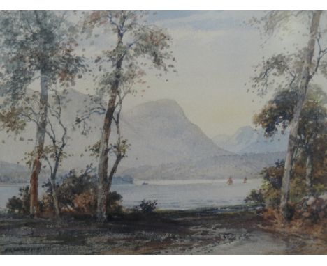 A watercolour, H R Wilkinson, At Beck Leven, Coniston , signed, attributed and dated 1966