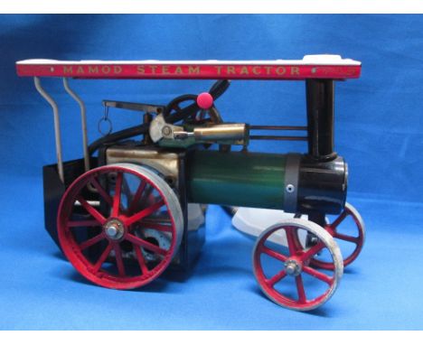 A Mamod live steam tractor TE1A